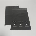 Recyclable Tear Resistant Poly Mailer Bags In Black For Loading Port Shipping for sale