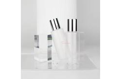 China Clear Empty Roll On Bottles 100ml Plastic Roller Bottles With Silver Screw On supplier