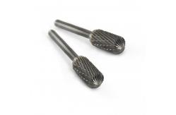 China 1/4inch Diameter Round Shank Solid Cutting Tools Tungsten Burs Rotary Set for Grinding supplier