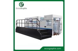 China Ecoograhpix Automatic Flatbed Die Cutting Machine With Waste Stripping supplier