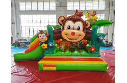 China Monkey Inflatable Bouncer Slide Commercial Bounce House Combo supplier