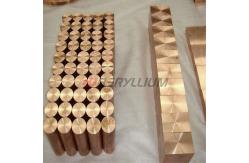 China TD02 Tempered GB QBe1.7 Beryllium Copper Round Bar Outer Diameter 15mm supplier