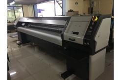 China 240sqm/H Used Konica Solvent Printer , 3.2m Solvent Wide Format Printers supplier