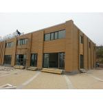 Supermarket Prefab Commercial Buildings Painted / Galvanized Steel Frame Office Buildings for sale