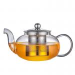 Stovetop Safe Glass Loose Leaf Teapot , 600m /, 800ml Glass Infusion Teapot for sale