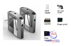 China All electric mechanical rotating tripodHalf Height Turnstiles gate for factory station supplier