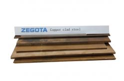 China 5.0-1500mm Width Copper Clad Steel Sheet With Good Surface Lubrication supplier