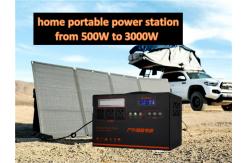 China Usb Portable Solar Power Bank 500w / 600w Fire Emergency supplier