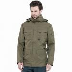 2 Pieces Camping Coat Seamless Waterproof Zipper Adjustable Cuff Hign Density for sale