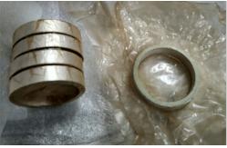 China Tubuler Piezoelectric Ceramic Discs Pzt5 Inner And Outer Silver Surface 7mm Thickness supplier