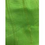 Metallic selvedge Sudan market spun polyester voile fabric for sale