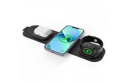 China 15W 10W Magnetic Foldable Wireless Charger 3 In 1 Wireless Charger supplier