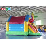 4.9x3.9x3.6mH Flamingo Commercial Kids Inflatable Bouncer Slide Combo