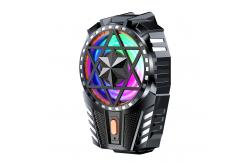 China X112 Phone Cooling Fan 300mah Rechargeable with RGB Light Three Adjustable Speeds supplier