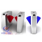 CE Approved Alarm Retractable Flap Barrier Gate , access control barrier with IR Sensor for sale