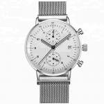 42mm Waterproof Chronograph Watch Mesh Belts for sale