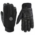 Curved Finger Design Grain Goat Skin Tactical Rappelling Gloves Windstop Back for sale