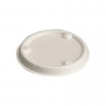 White Disposable Sauce Biodegradable Sugarcane Bagasse Cup Lid 2oz for sale