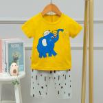 Navy Elephant Children'S Short Pyjama Sets Soft Skin Friendly Underwear 140cm for sale