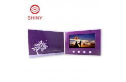 China 7 inch Invitation Lcd Screen Greeting Card 1500Amh 1024*600P supplier