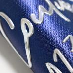 China Custom Silver Golden TPU Heat Transfer 3D Embossed Logo Label For T Shirt manufacturer
