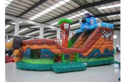 China Factory Inflatable Pirate Ship Obstacle Course Animals Pirate Boat Inflatable Castle supplier
