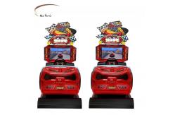 China Customizable Kids Car Racing Game Simulator Machine With 26 Inch Screen supplier