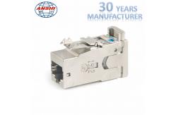 China CAT6A Shielded Toolless 8P8C FTP RJ45 Keystone Jack supplier