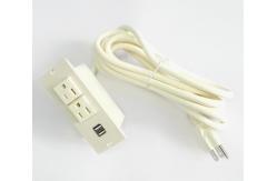 China ABS Fire Protection Conference Table Socket / Furniture Tabletop Outlet Box supplier