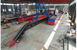 China 200cbm model Jet suction dredger is mainly used to take sand from rivers supplier