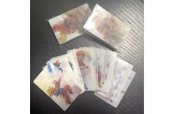 China Custom 2 Images Flip Funny Lenticular 3d Picture Business Card Lenticular 3D Card supplier