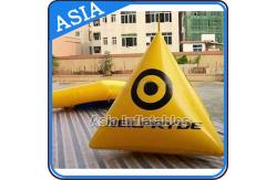 China Inflatable triangle swim buoys toy for water park supplier
