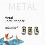 1 Hole 2 Hole No Burr Alloy Metal Cord Stopper for sale