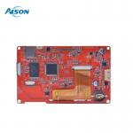 480x272 HMI LCD Display 4.3 Inch Resistive Touch Display 4 pin for sale