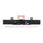 Two Panels Elevator Spare Parts Lift Landing Door Device Fireproof Type for sale