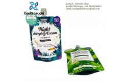 China Custom Printing Small Liquid Packaging Standing Pouch Spout Pouch Energy Packaging Bag supplier