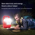 Outdoor Rechargeable Solar Camping Flash Light Portable Power Bank Station for sale