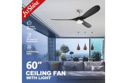 China 220v Modern Wood Ceiling Fan With Light Chandelier For Bedroom supplier