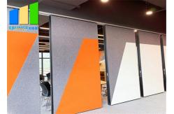 China Mobile Acoustic Hotel Fabric Folding Partition Walls For Function Hall supplier