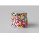 Custom Small Plastic Cosmetic Jars Water Transfer Printing Pattern Lovely 15ml