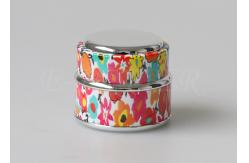 China Custom Small Plastic Cosmetic Jars Water Transfer Printing Pattern Lovely 15ml supplier