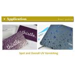 1060mm 80g Sheet Paper Waterbased UV Varnish Spot Coating Machine