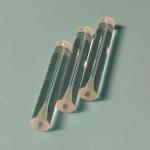 2x0.25x12mm Flared End Quartz Glass Tube For Optical Fiber Protection