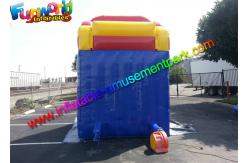 China 1000D PVC Tarpaulin Mini Inflatable Water Slide , Inflatable Wet Slides supplier