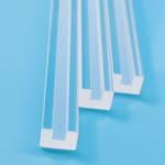 18+1 Rectangular Groove Fused Quartz Substrate 120x5x3.5mm Optical Component Carrier for sale