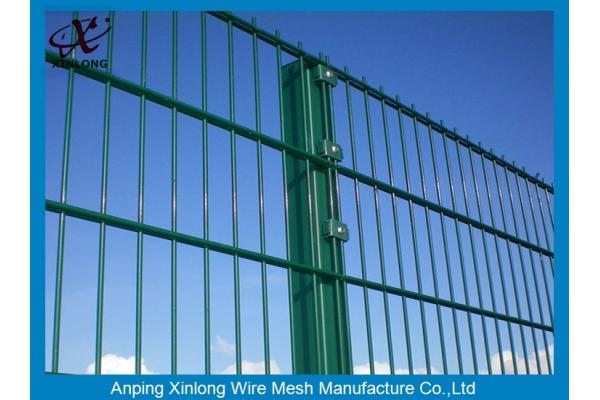 656mm Double Horizontal Wire Mesh Fencing / High Security Wire Fence