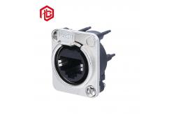 China Quick Push Pull Locking RJ45 Waterproof Ethernet Connector supplier