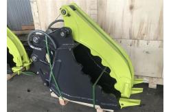 China Abrasion Resistant Rock Grapple Bucket For Excavator Kobelco SK350LC-8 supplier