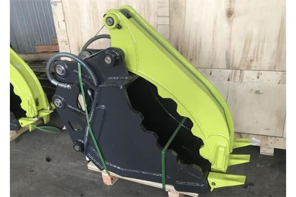 Abrasion Resistant Rock Grapple Bucket For Excavator Kobelco SK350LC-8