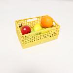 Practical CE Collapsible Plastic Basket , Multifunctional Foldable Plastic Container
